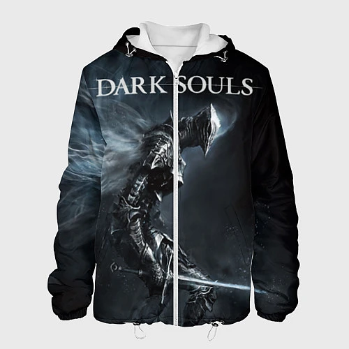 Мужская куртка Dark Souls / 3D-Белый – фото 1