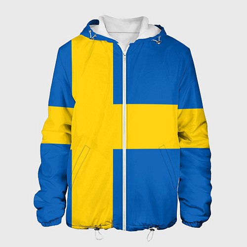 Мужская куртка Швеция / 3D-Белый – фото 1