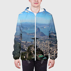 Куртка с капюшоном мужская Рио-де-Жанейро, цвет: 3D-белый — фото 2