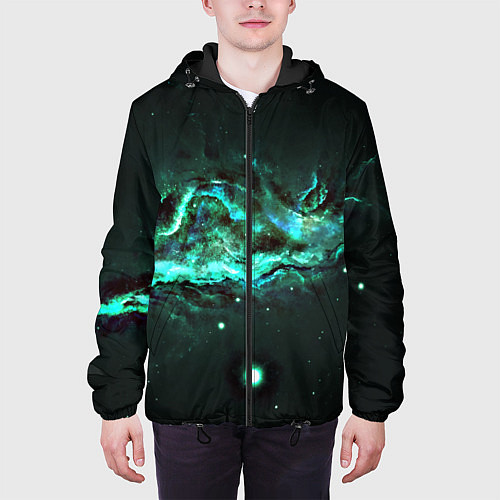 Мужская куртка Космос / 3D-Черный – фото 3