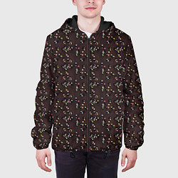 Куртка с капюшоном мужская Унесённые призраками, цвет: 3D-черный — фото 2