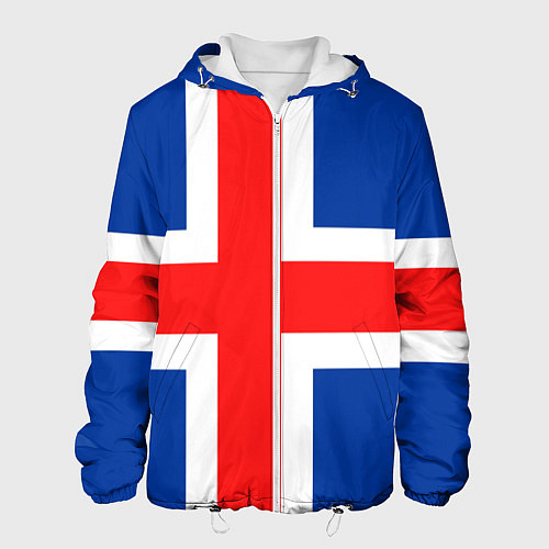 Мужская куртка Исландия / 3D-Белый – фото 1