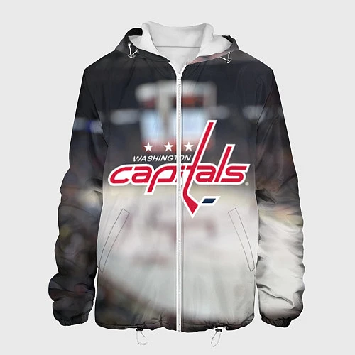 Мужская куртка Washington Capitals / 3D-Белый – фото 1