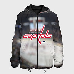Куртка с капюшоном мужская Washington Capitals, цвет: 3D-черный