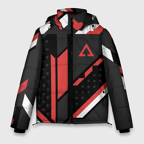 Мужская зимняя куртка CS:GO Cyrex Pattern / 3D-Черный – фото 1