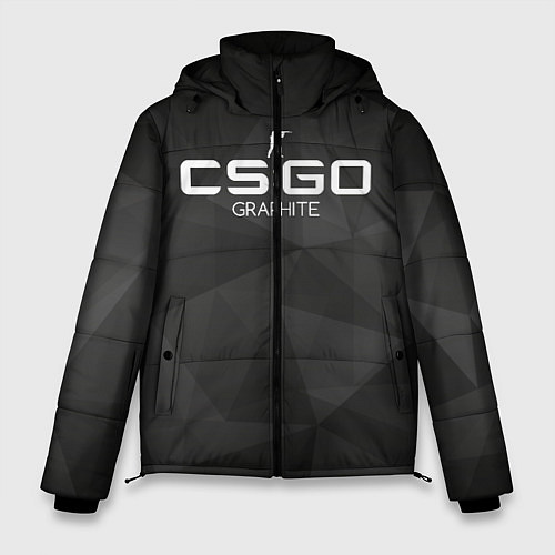 Мужская зимняя куртка CS:GO Graphite / 3D-Черный – фото 1
