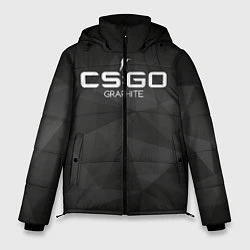 Куртка зимняя мужская CS:GO Graphite, цвет: 3D-черный