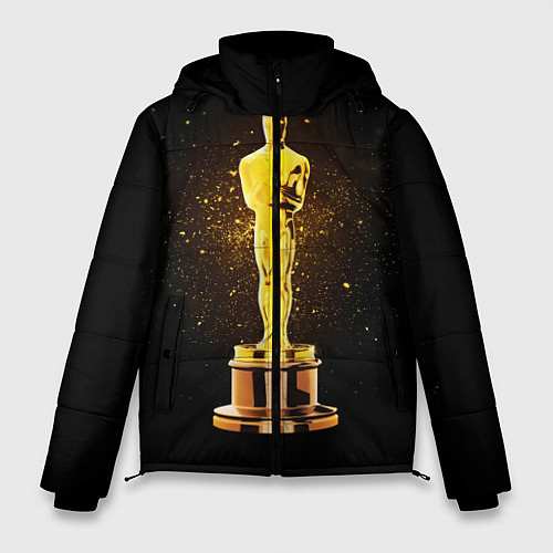 Мужская зимняя куртка Оскар / 3D-Черный – фото 1