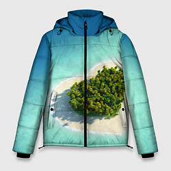 Куртка зимняя мужская Остров, цвет: 3D-черный