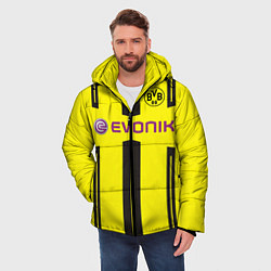 Куртка зимняя мужская BVB FC: Evonik, цвет: 3D-черный — фото 2