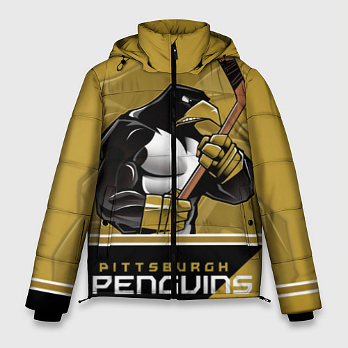 Мужская зимняя куртка Pittsburgh Penguins / 3D-Черный – фото 1