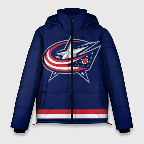 Мужская зимняя куртка Columbus Blue Jackets / 3D-Черный – фото 1