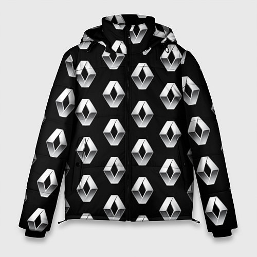 Мужская зимняя куртка Renault Pattern / 3D-Черный – фото 1