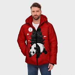Куртка зимняя мужская Panda Warrior, цвет: 3D-черный — фото 2