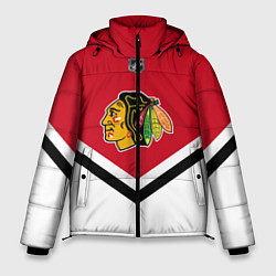 Куртка зимняя мужская NHL: Chicago Blackhawks, цвет: 3D-черный