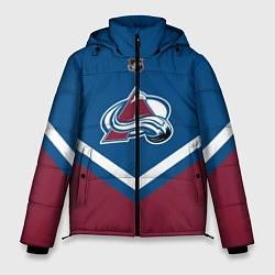 Куртка зимняя мужская NHL: Colorado Avalanche, цвет: 3D-черный