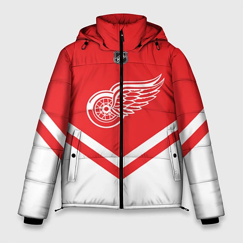Мужская зимняя куртка NHL: Detroit Red Wings / 3D-Черный – фото 1