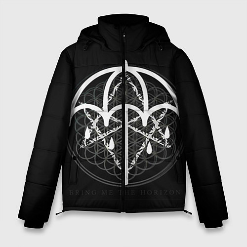 Мужская зимняя куртка BMTH: Rain Symbol / 3D-Красный – фото 1