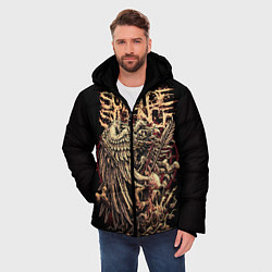 Куртка зимняя мужская Suicide Silence, цвет: 3D-светло-серый — фото 2