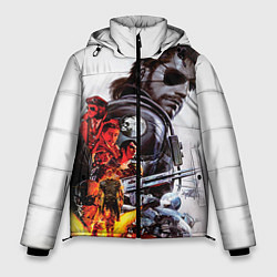 Куртка зимняя мужская Metal gear solid 2, цвет: 3D-черный