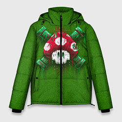 Куртка зимняя мужская Mushroom is Dead, цвет: 3D-светло-серый