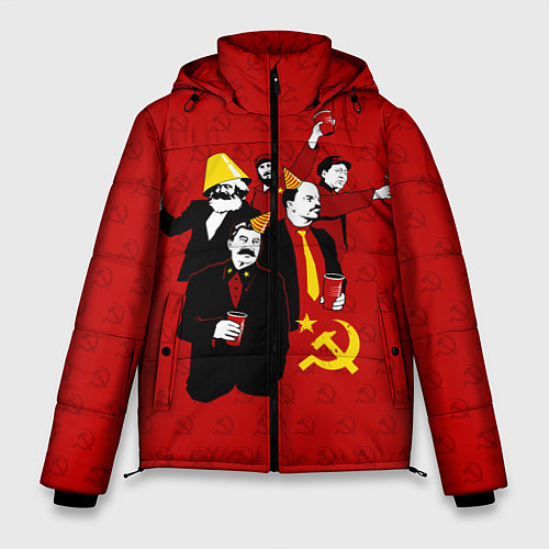 Мужская зимняя куртка Communist Party / 3D-Черный – фото 1