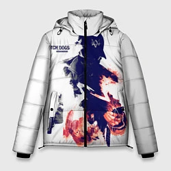 Куртка зимняя мужская Watch Dogs 2, цвет: 3D-светло-серый