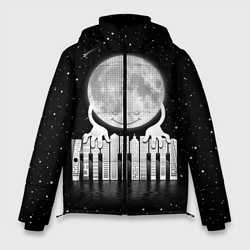 Мужская зимняя куртка Лунная мелодия / 3D-Светло-серый – фото 1