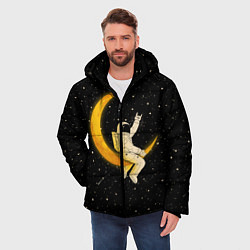 Куртка зимняя мужская Лунный наездник, цвет: 3D-черный — фото 2