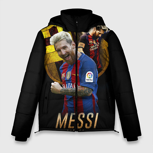 Мужская зимняя куртка Messi Star / 3D-Красный – фото 1