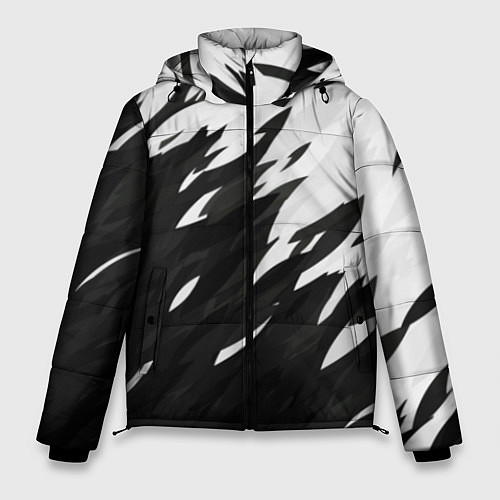 Мужская зимняя куртка Black & white / 3D-Черный – фото 1