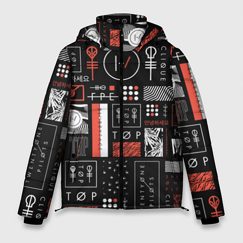 Мужская зимняя куртка 21 Pilots: Geometry / 3D-Черный – фото 1