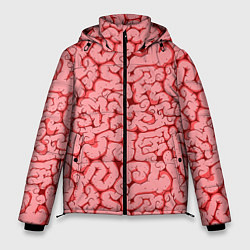 Куртка зимняя мужская Мозг, цвет: 3D-черный