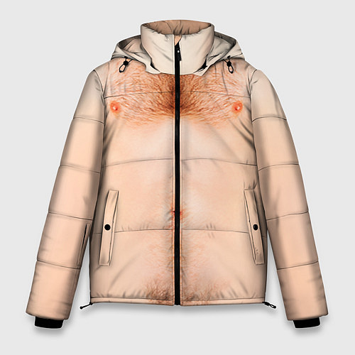 Мужская зимняя куртка Мужская грудь / 3D-Черный – фото 1