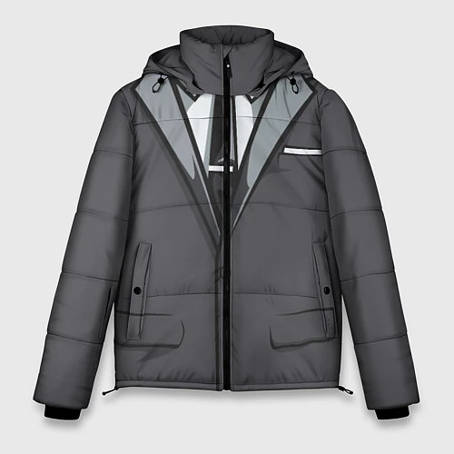 Мужская зимняя куртка Костюм / 3D-Черный – фото 1