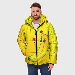 Куртка зимняя мужская Just Banana (Yellow), цвет: 3D-черный — фото 2