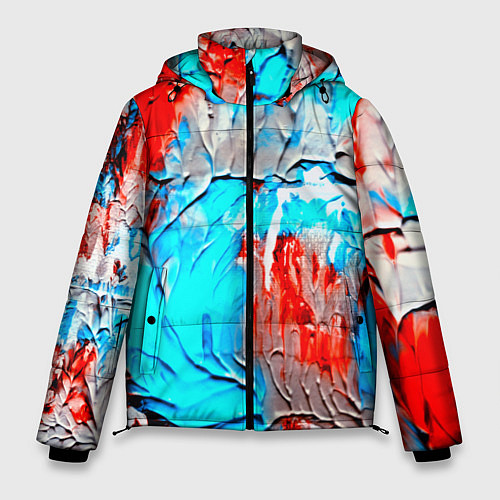 Мужская зимняя куртка Буйство красок / 3D-Черный – фото 1