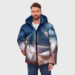 Куртка зимняя мужская Abstract, цвет: 3D-светло-серый — фото 2