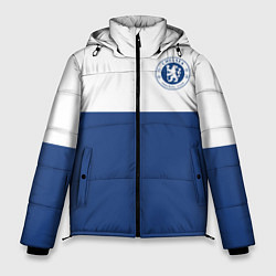 Куртка зимняя мужская Chelsea FC: Light Blue, цвет: 3D-красный