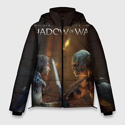 Куртка зимняя мужская Shadow of War 8, цвет: 3D-черный