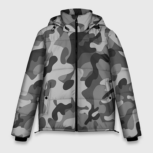 Мужская зимняя куртка Ночной Камуфляж 1 / 3D-Черный – фото 1