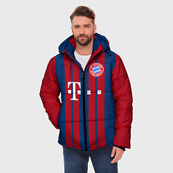 Куртка зимняя мужская Bayern FC: Original 2018, цвет: 3D-черный — фото 2