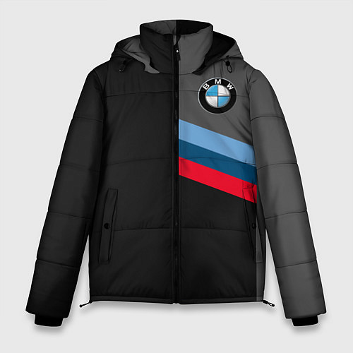 Мужская зимняя куртка BMW БМВ / 3D-Черный – фото 1
