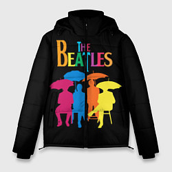 Куртка зимняя мужская The Beatles: Colour Rain, цвет: 3D-черный