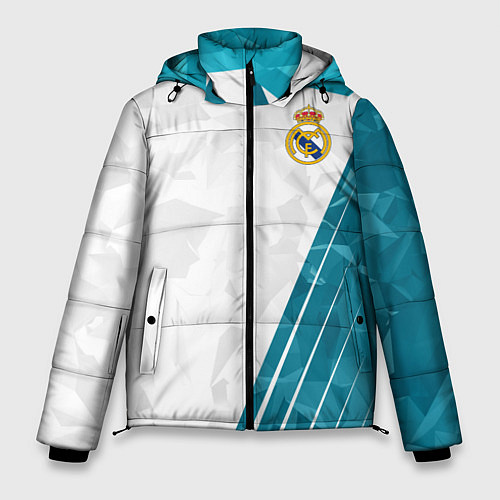 Мужская зимняя куртка FC Real Madrid: Abstract / 3D-Красный – фото 1