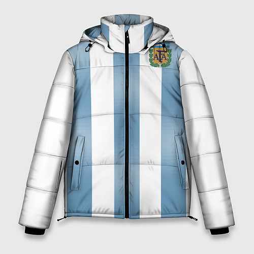 Мужская зимняя куртка Сборная Аргентины: ЧМ-2018 / 3D-Черный – фото 1