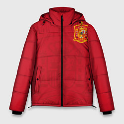 Куртка зимняя мужская Сборная Испании, цвет: 3D-светло-серый