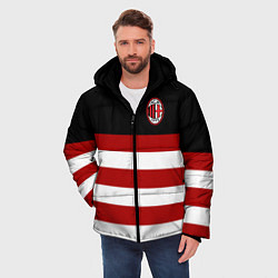 Куртка зимняя мужская АC Milan: R&W, цвет: 3D-черный — фото 2
