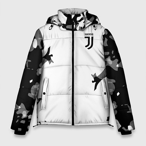 Мужская зимняя куртка FC Juventus: White Original / 3D-Красный – фото 1