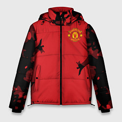 Куртка зимняя мужская FC Manchester United: Red Original, цвет: 3D-светло-серый